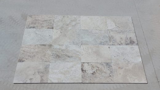 Latte Silver Travertine