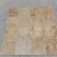 Mix Cross Cut Tumbled Travertine